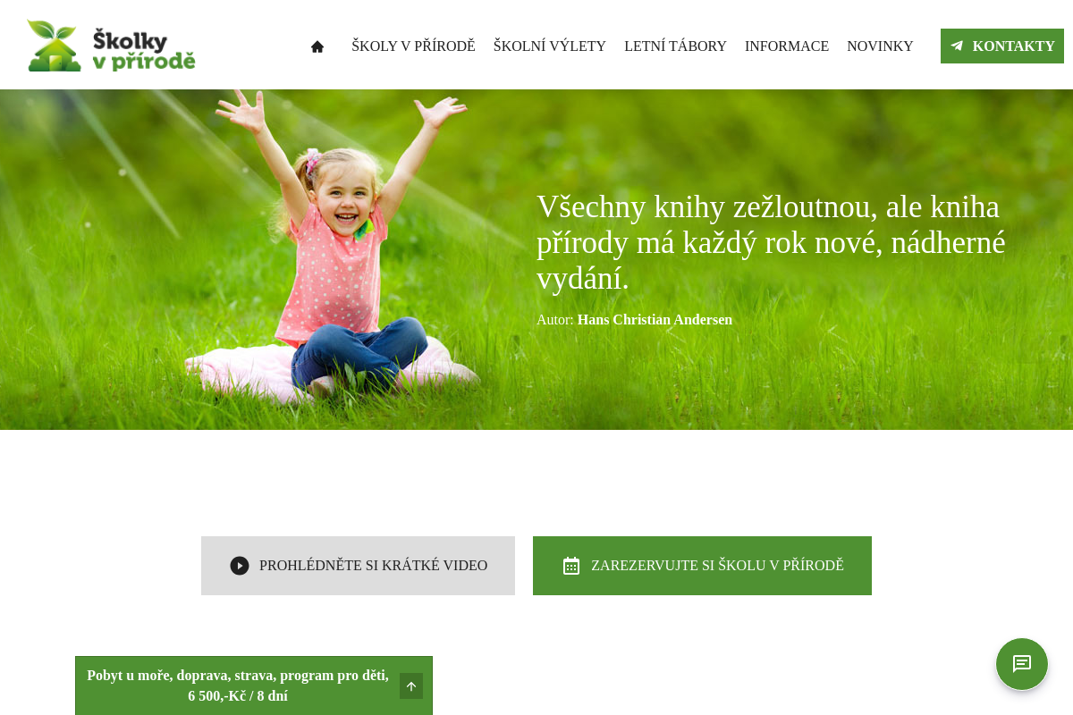 Školky v přírodě