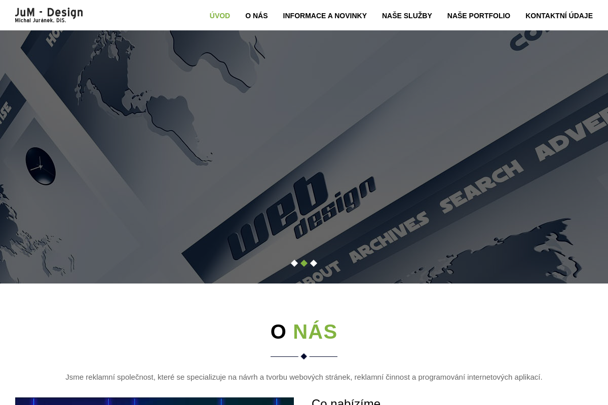 JUM - DESIGN - Michal Juránek, DiS.