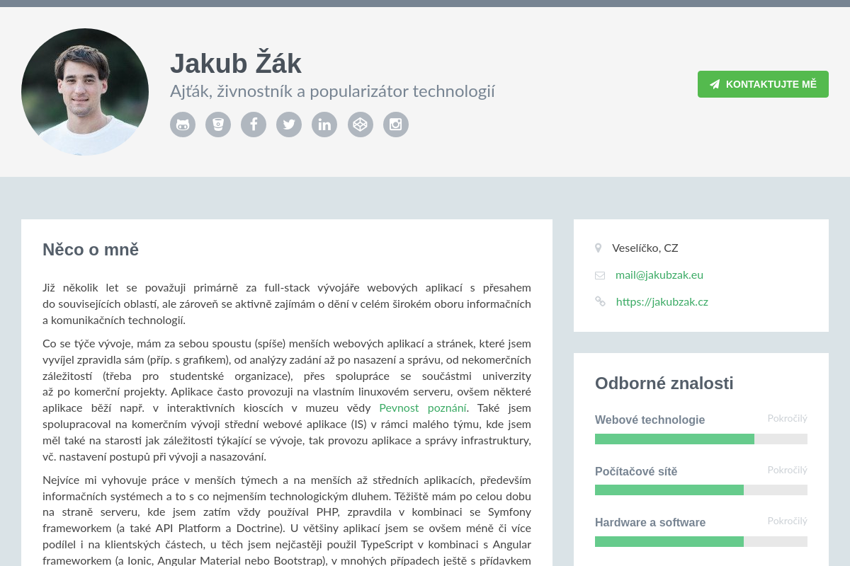 Tvorba webů Jakub Žák