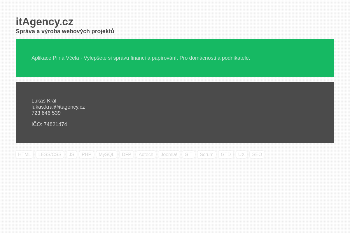 itAgency.cz - Lukáš Král