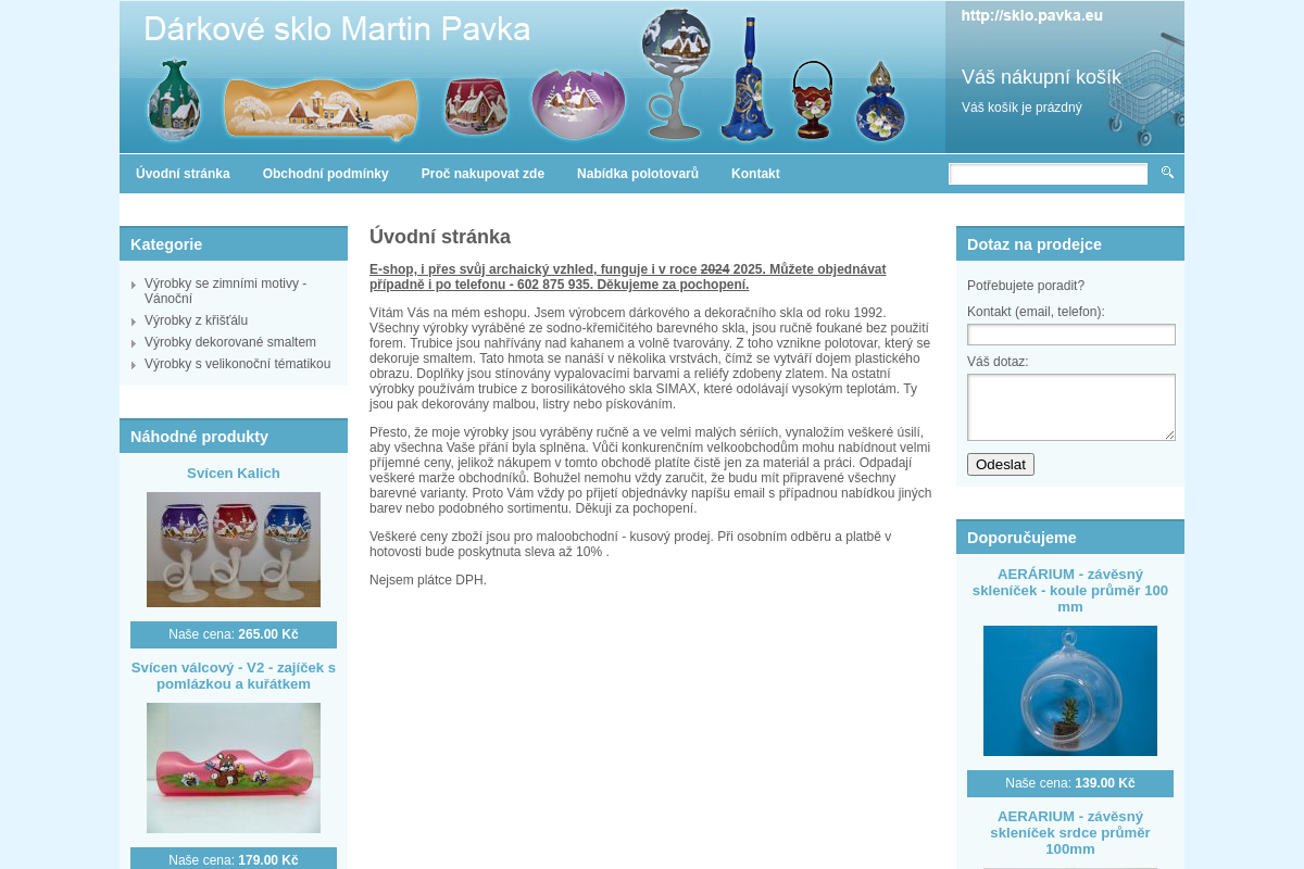 Darkove-sklo.pavka.eu