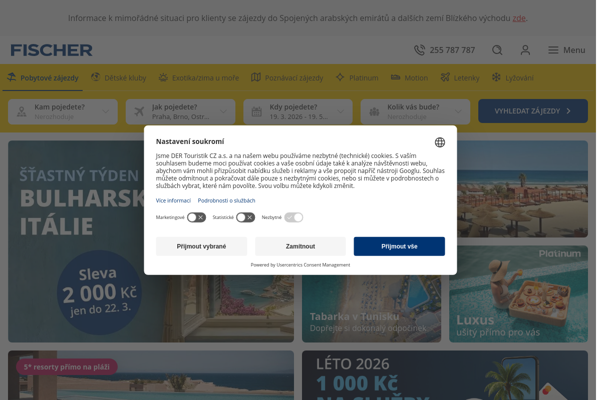 Cestovní kancelář FISCHER