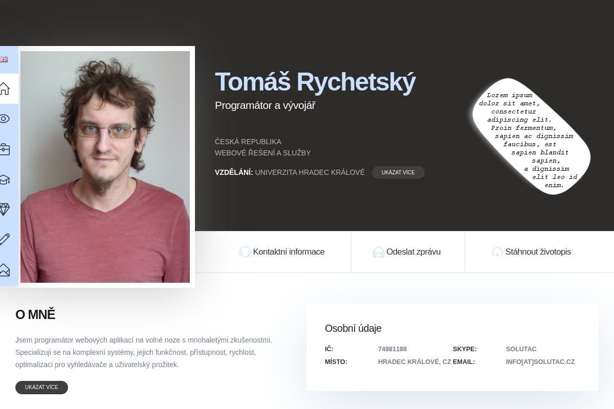 Mgr. Tomáš Rychetský