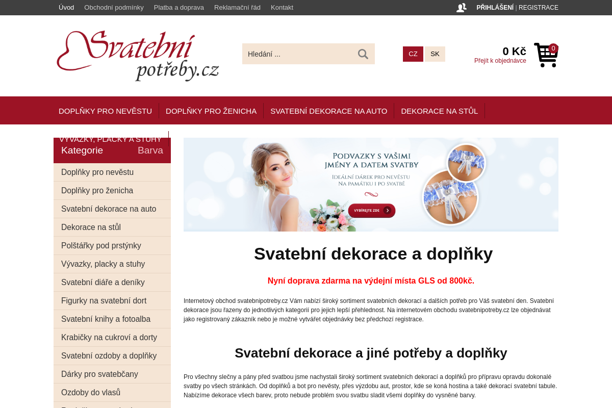 Svatební potřeby.cz