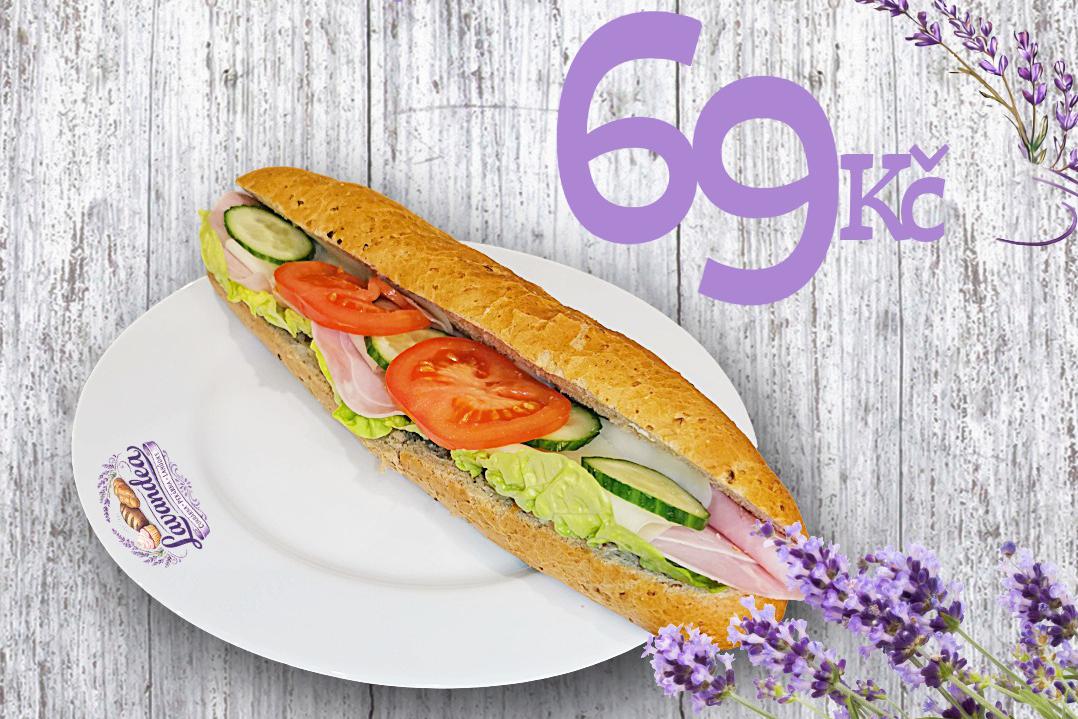 Bageta šunková/salámová