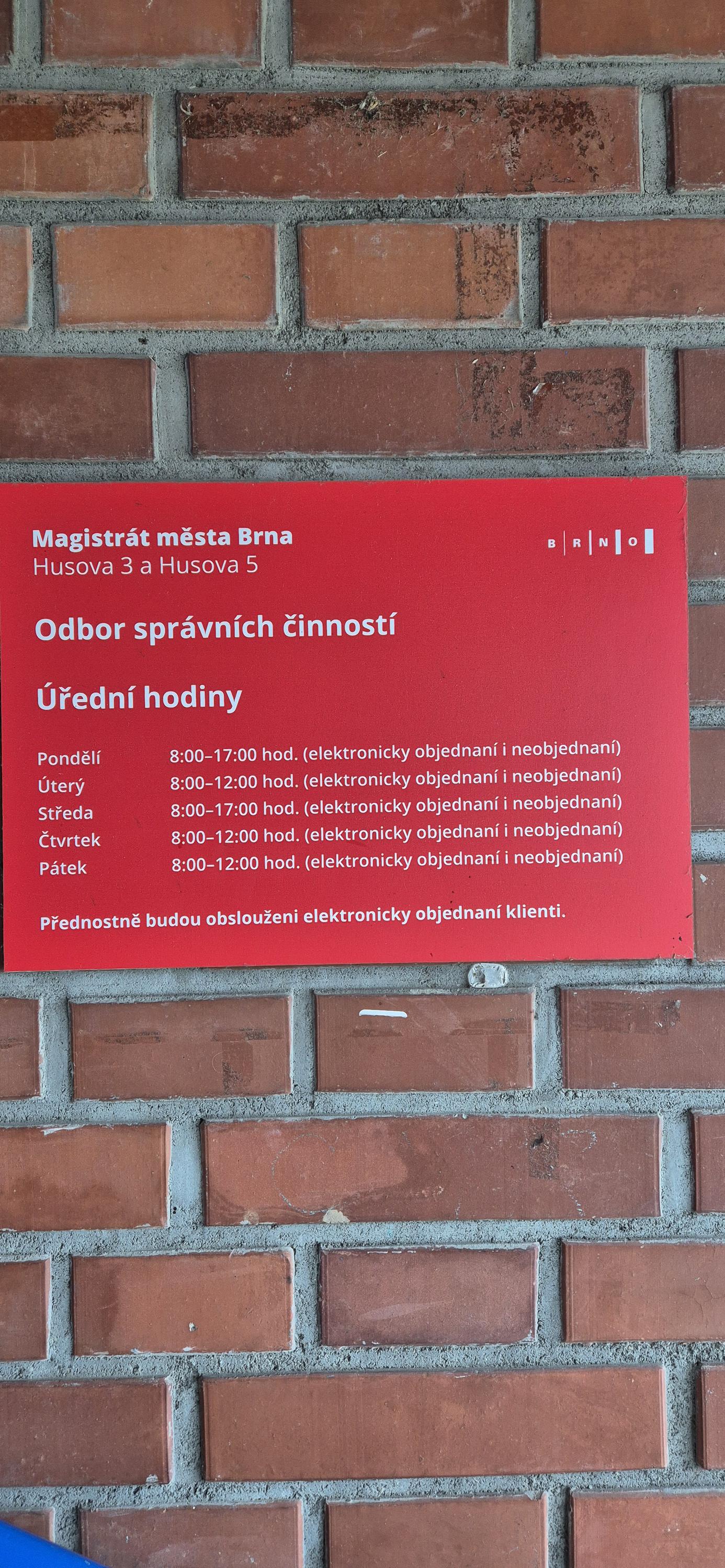 Magistrát města Brna - Odbor správních činností foto 3
