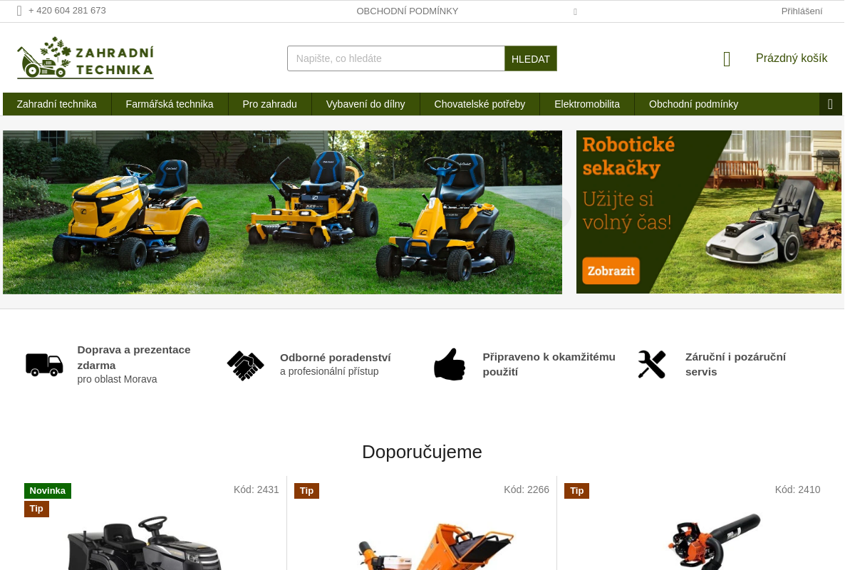 Zahradní technika BV Cars foto 1