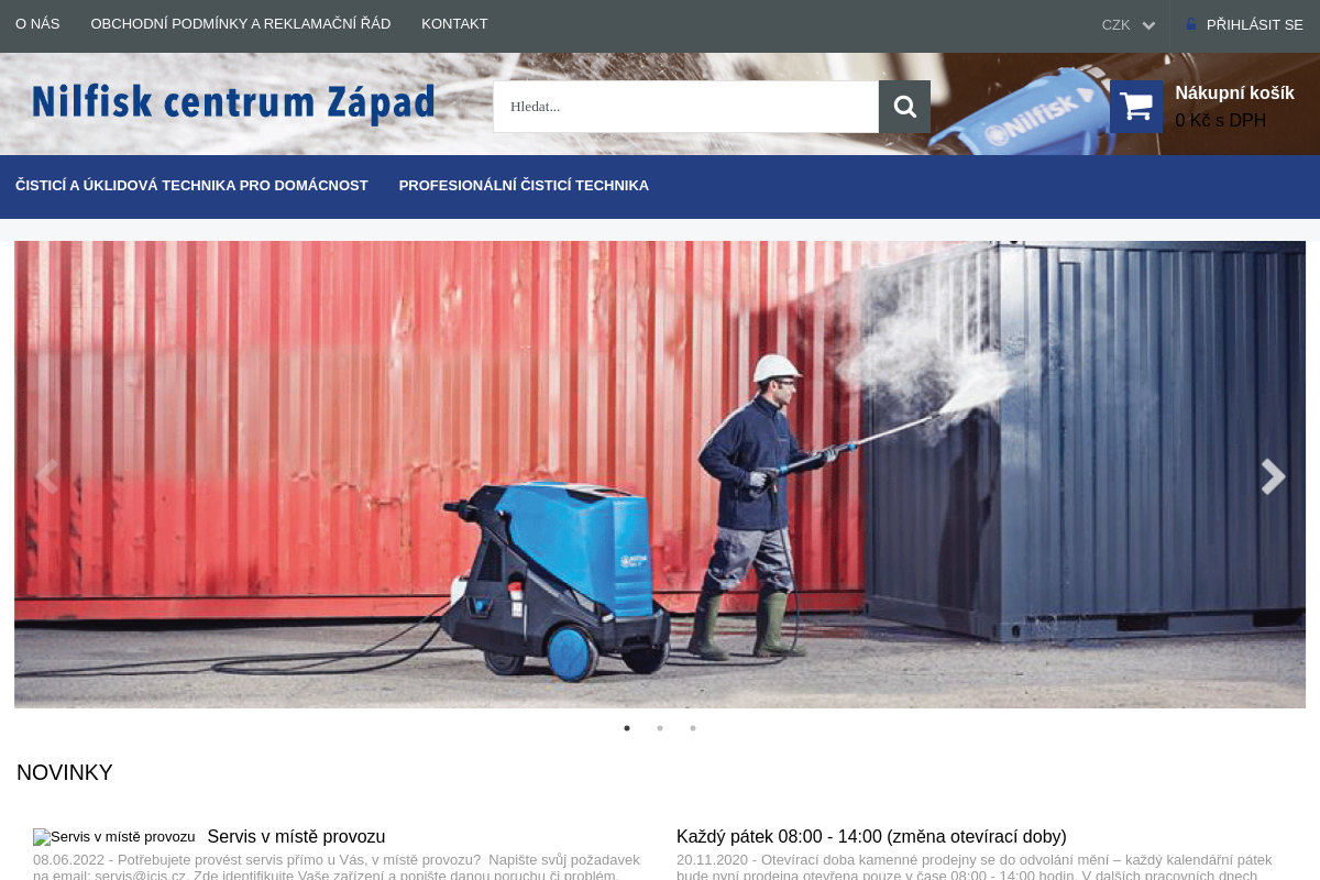 Nilfisk centrum Západ