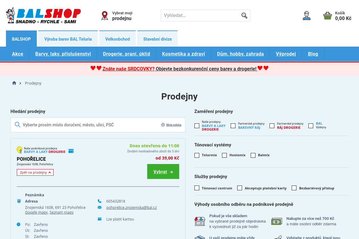 BARVY A LAKY DROGERIE