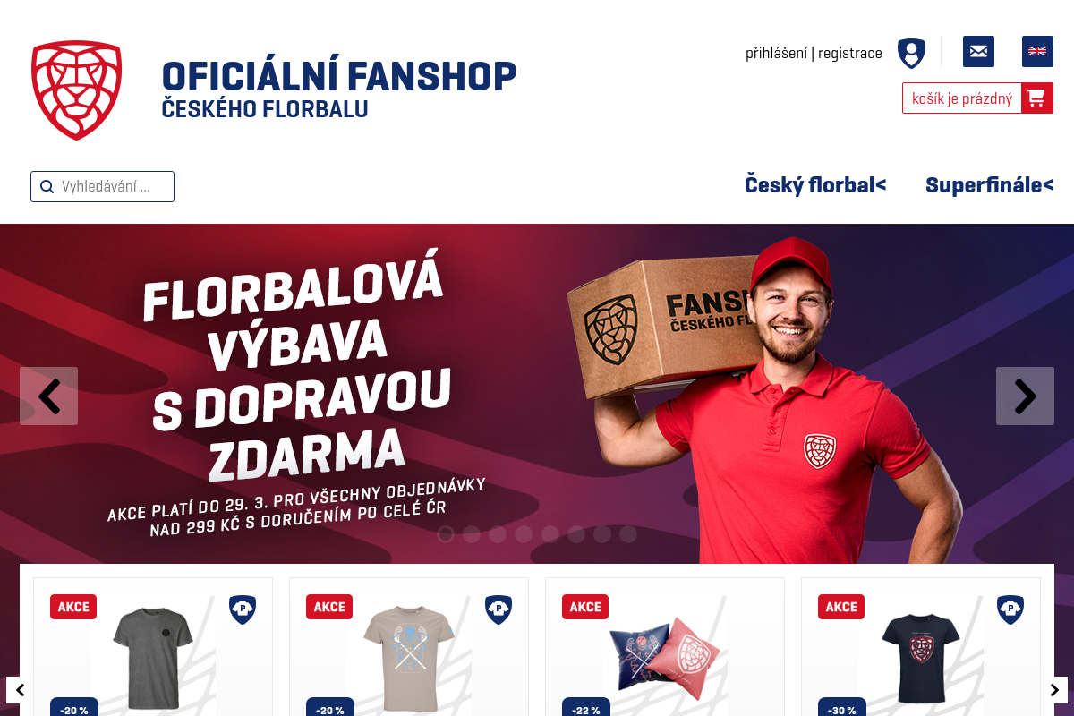 Oficiální fanshop Českého florbalu
