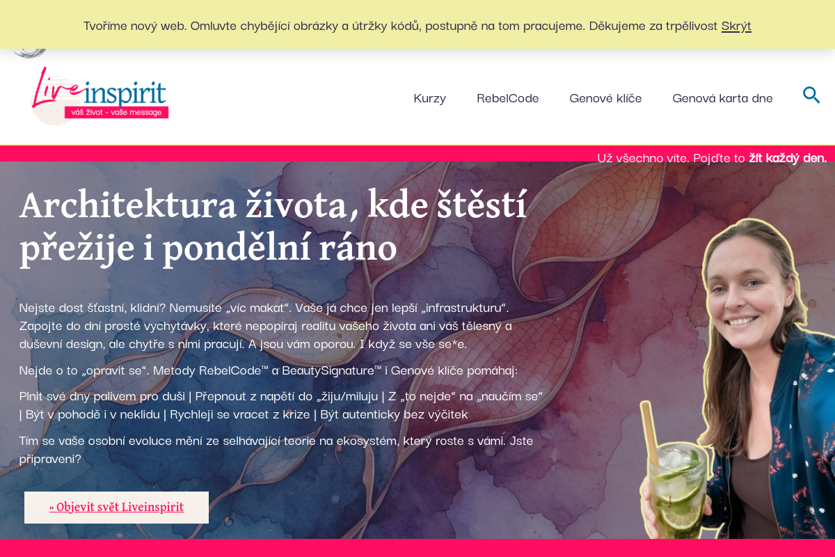 Liveinspirit - Genové klíče - Jana Mráčková