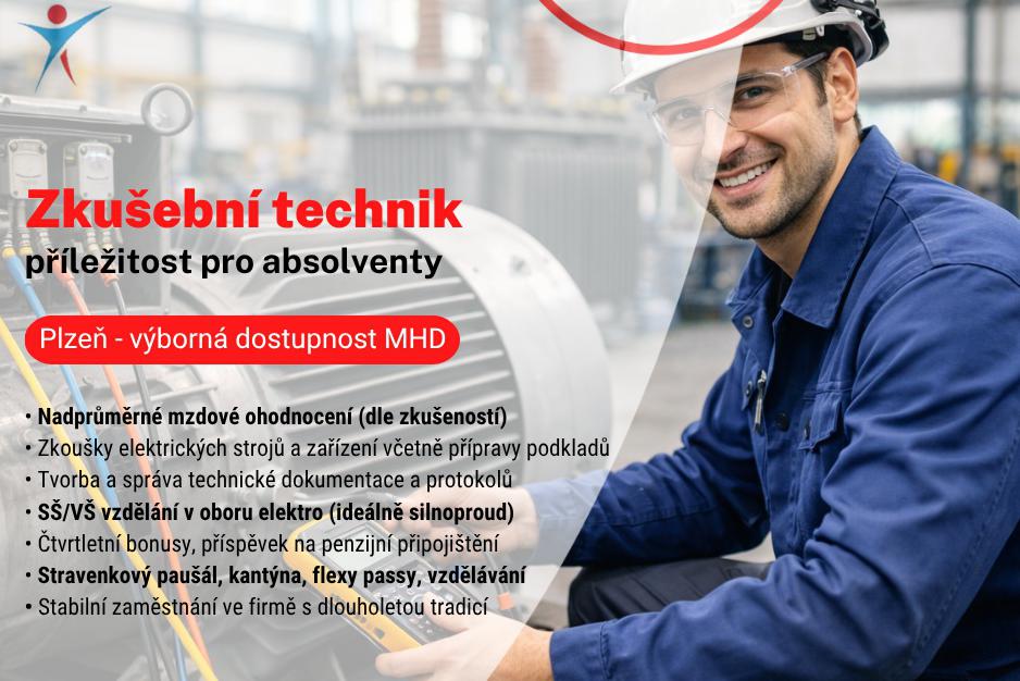 Zkušební technik | možnost pro absolventy