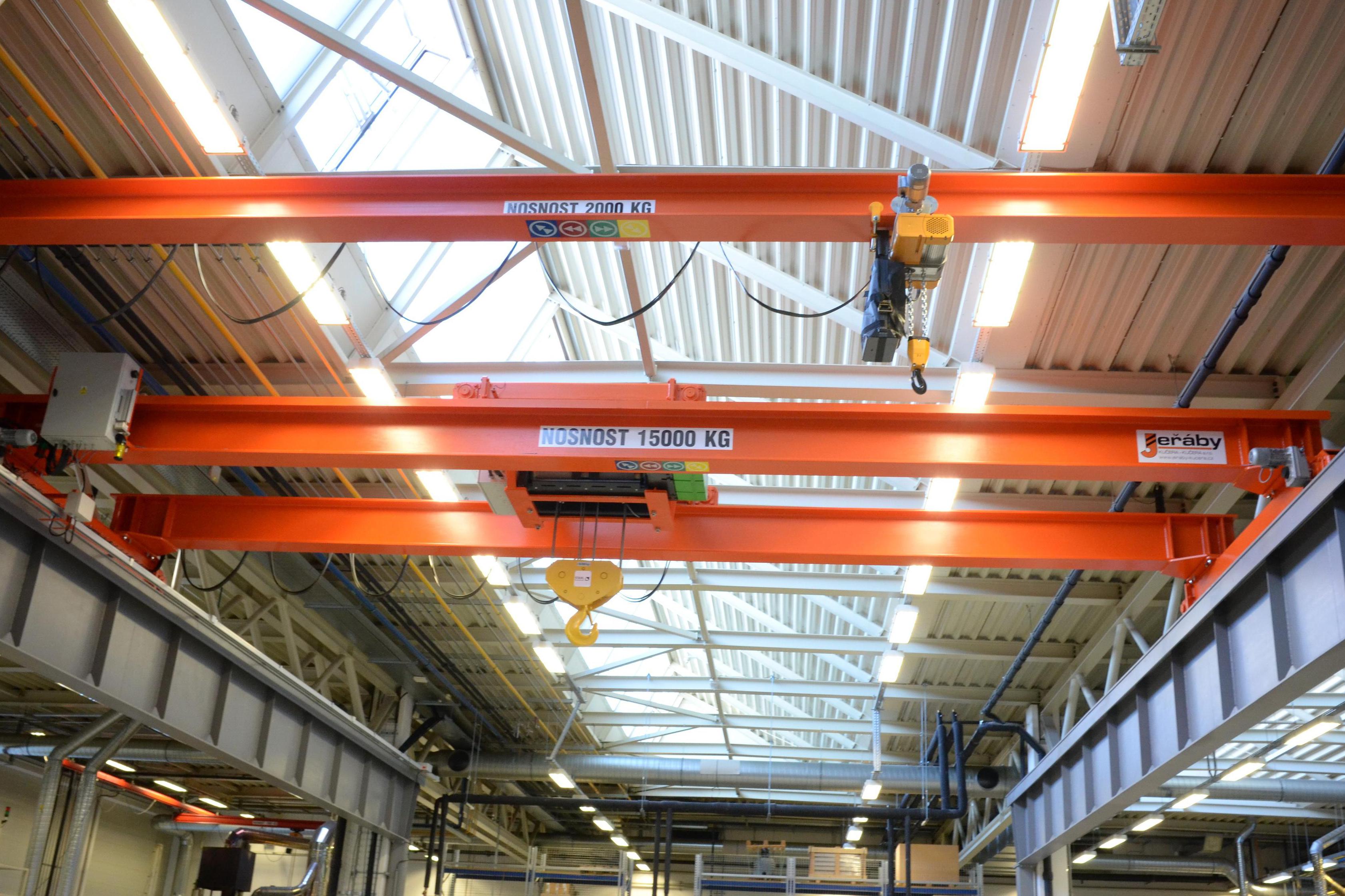 Mostové jeřáby NA ZAKÁZKU