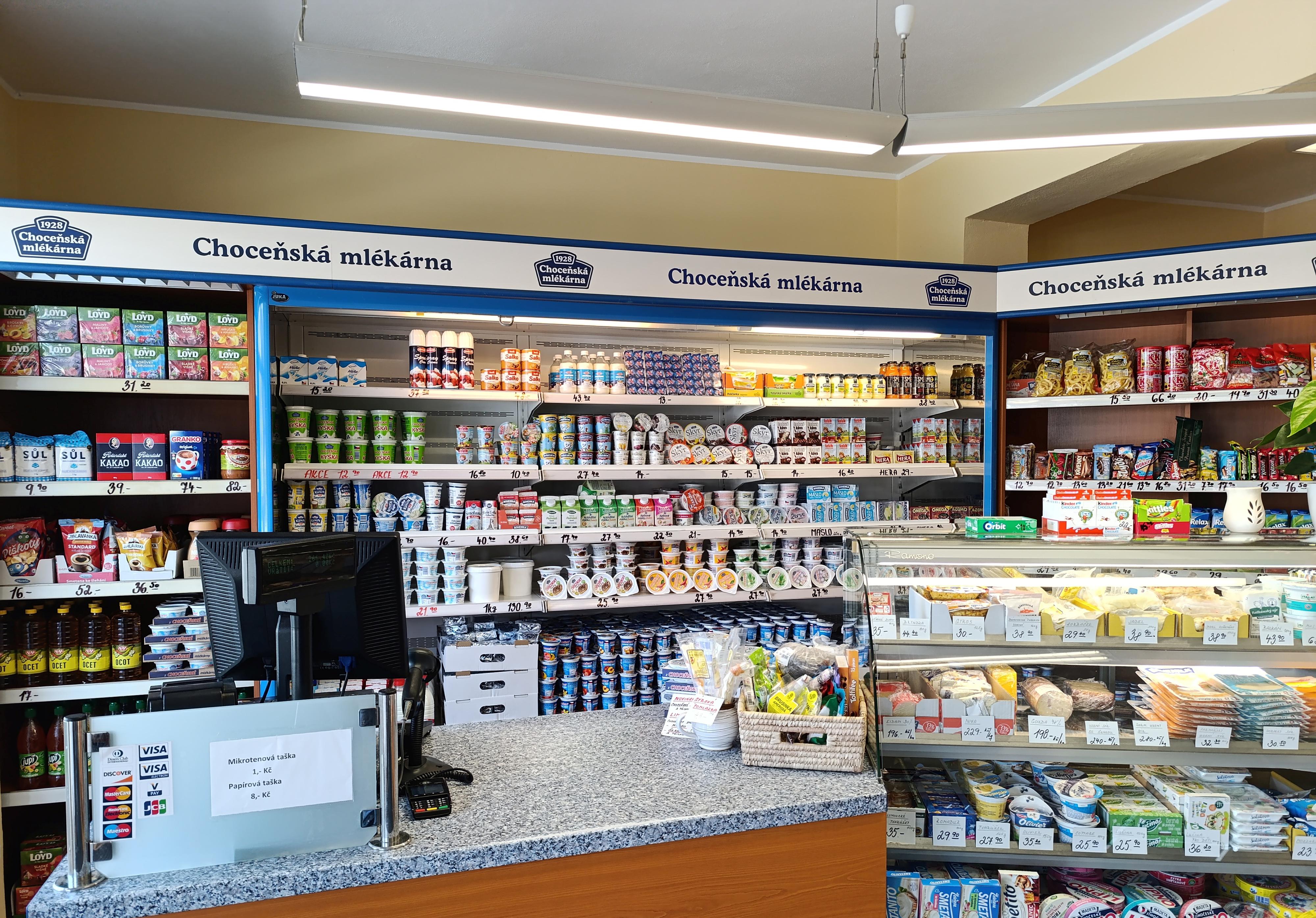 Choceňská mlékárna podniková prodejna