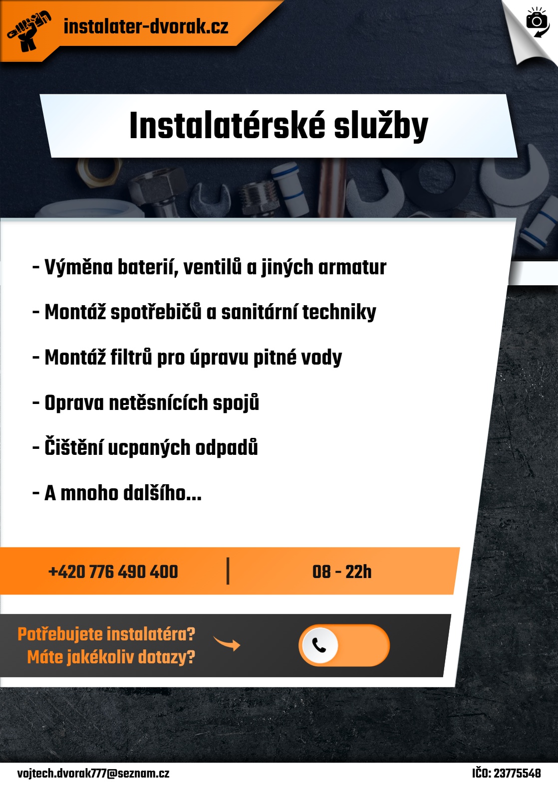 Instalatér Dvořák foto 1