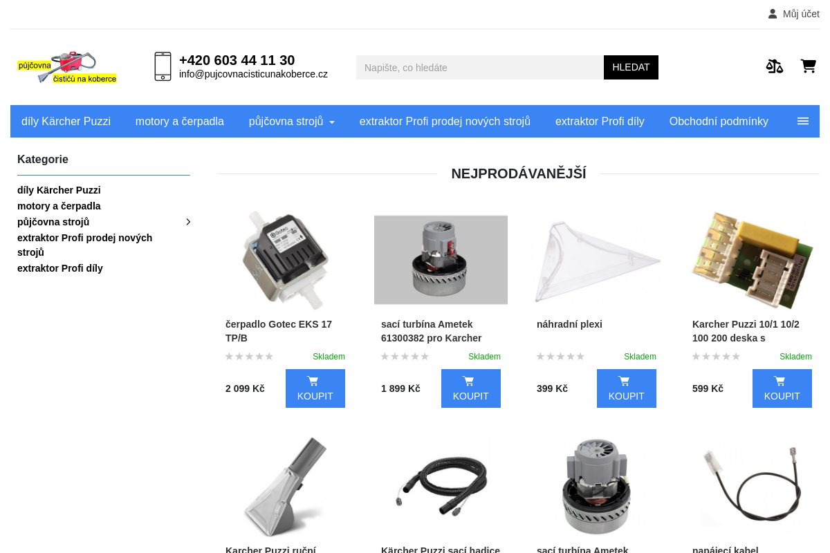 Pujcovnacisticunakoberce.cz