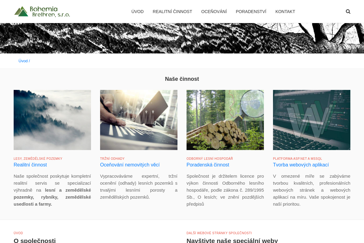 Bohemia Brethren, s.r.o. - tvorba webů