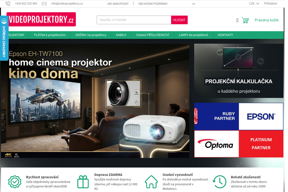 Videoprojektory.cz