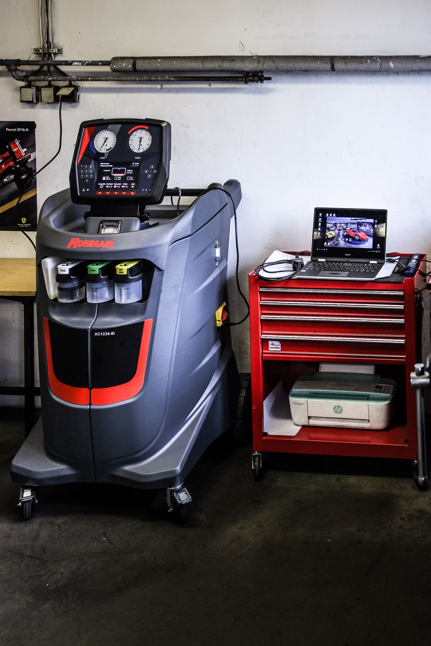 Servis klimatizace vozidla