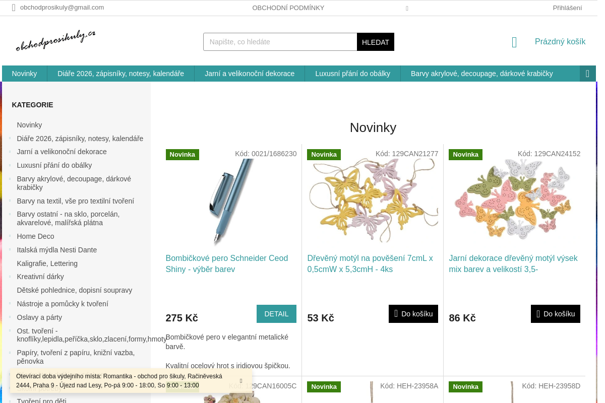 Romantika - Obchodprosikuly.cz