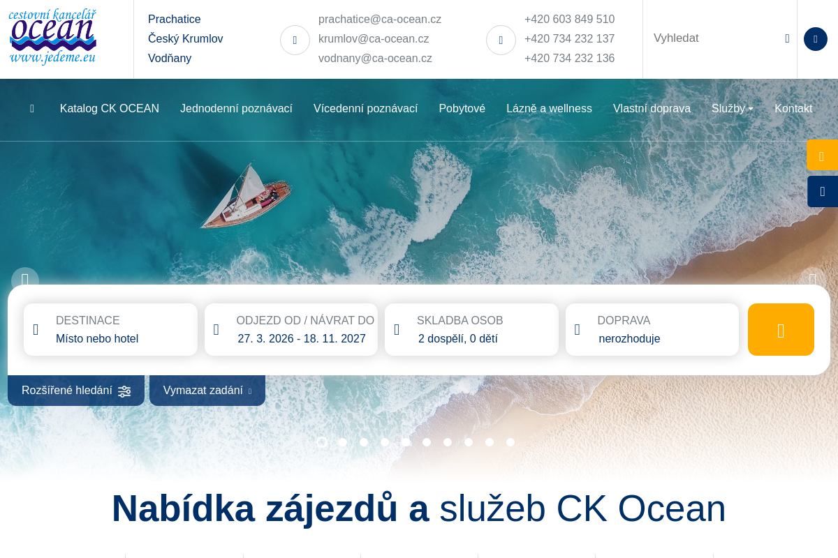 Cestovní kancelář OCEAN
