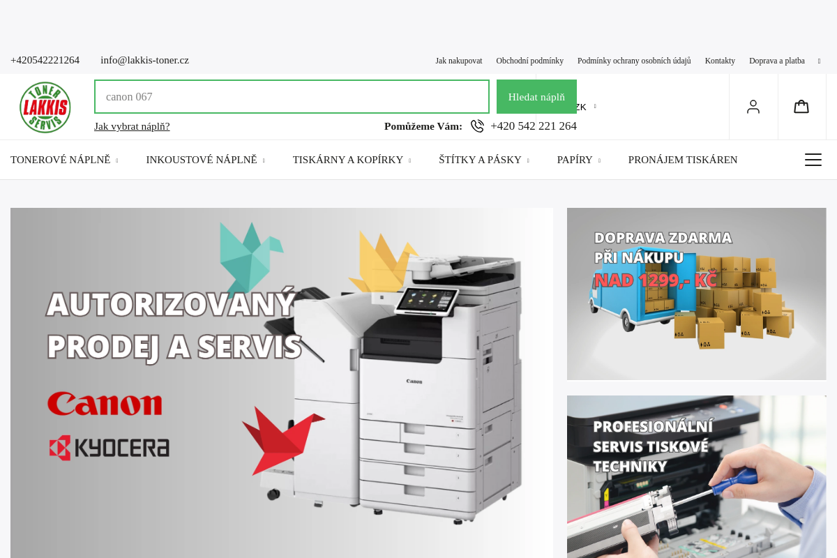 Lakkis toner s.r.o. - tiskové řešení a náplně