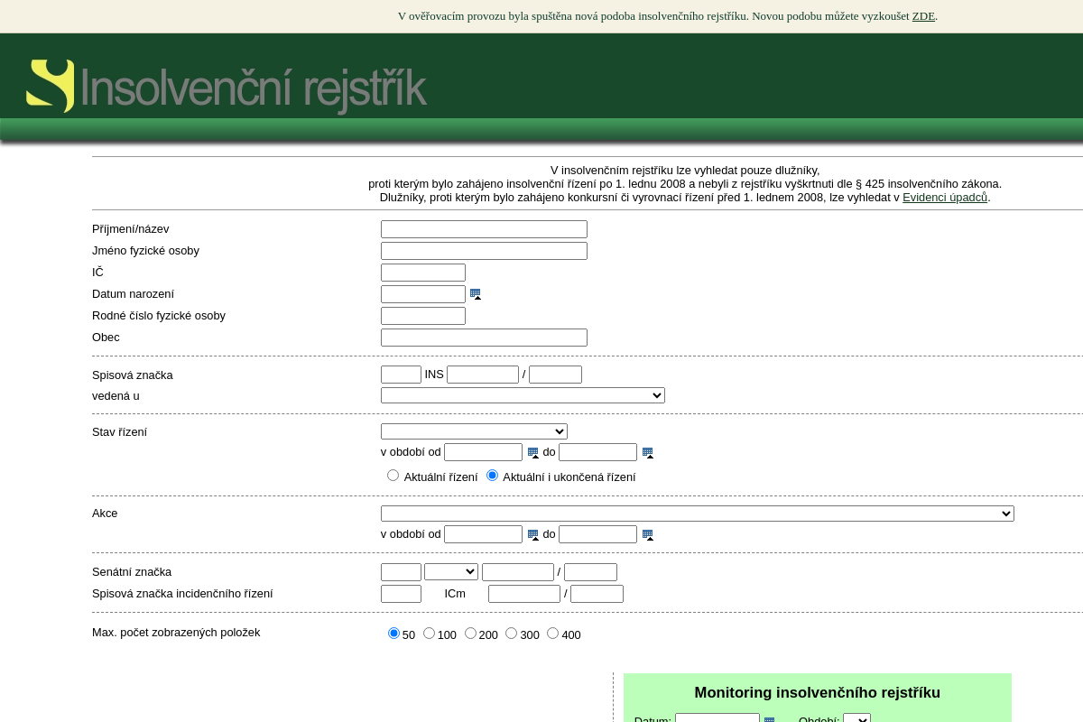 Insolvenční rejstřík