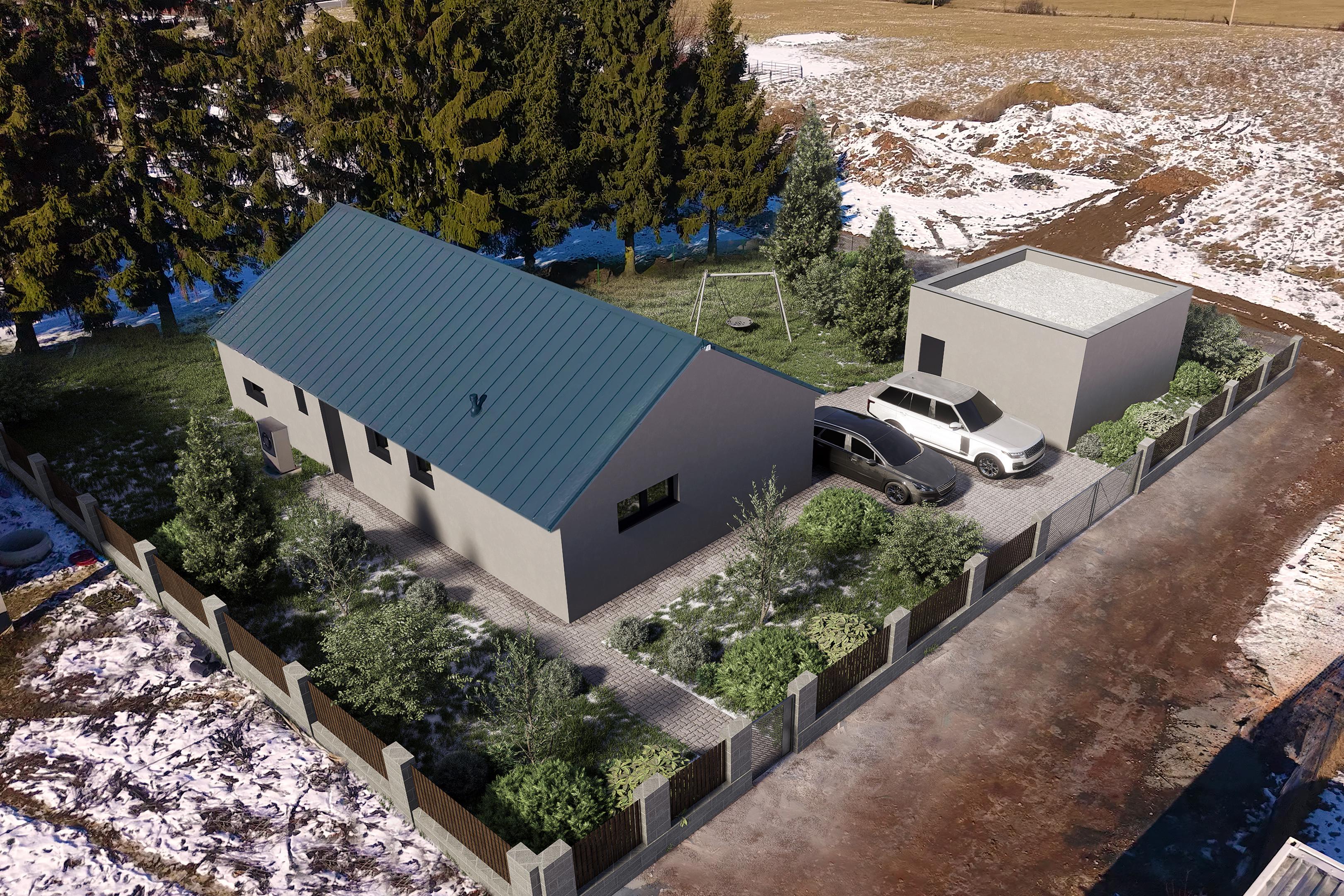 Prodej novostavby 4+kk, 117 m², 866 m² Hvozdec