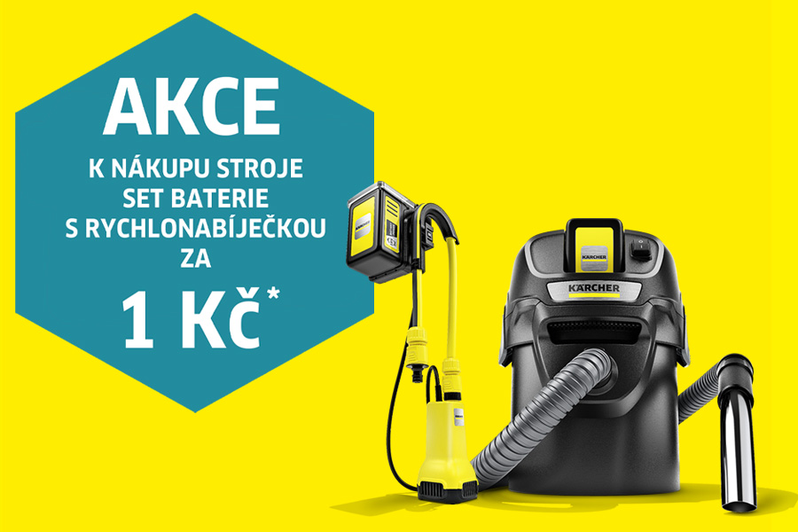 Baterie a rychlonabíječka k AKU produktům za 1 KČ