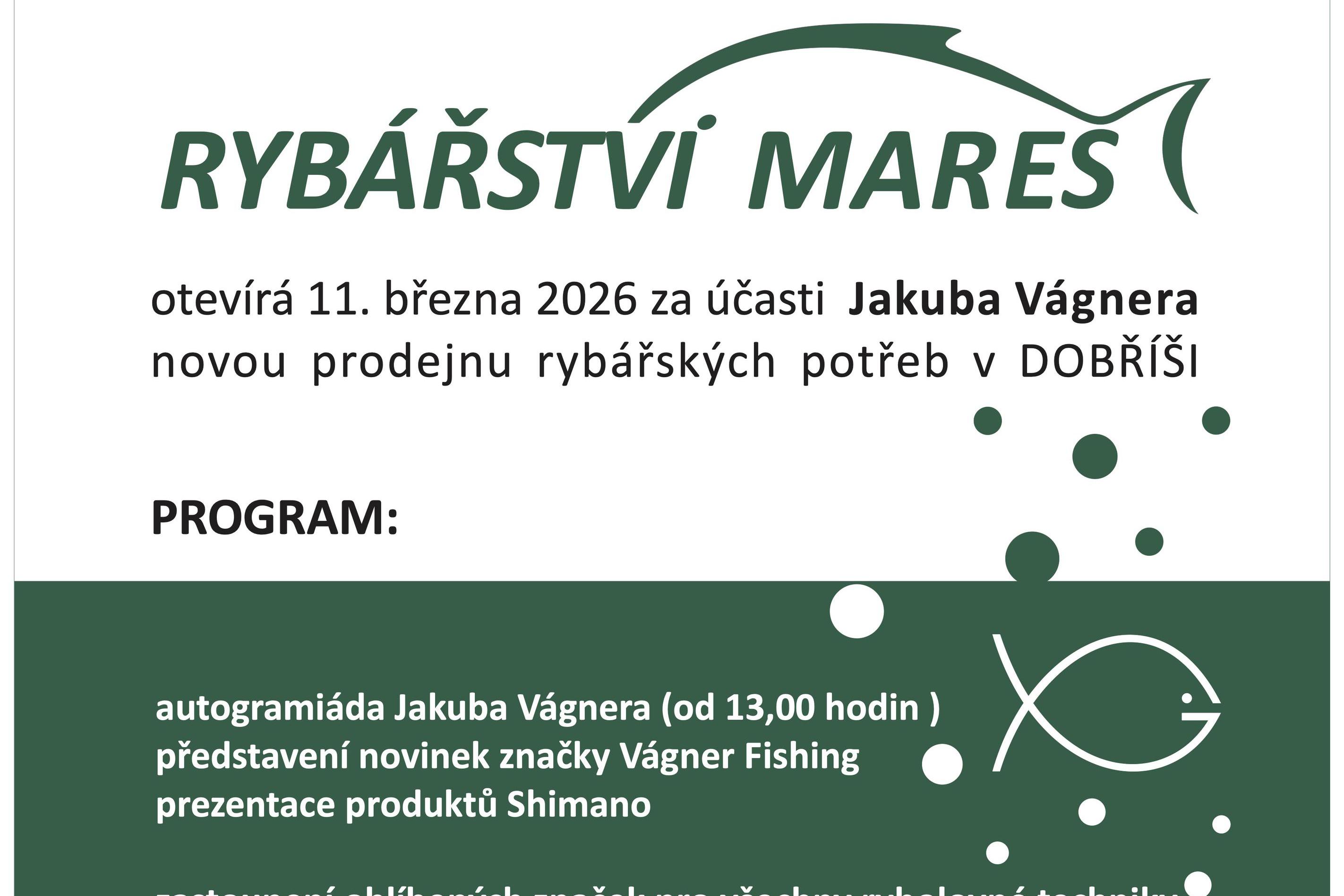 Otevíráme novou prodejnu s Jakubem Vágnerem