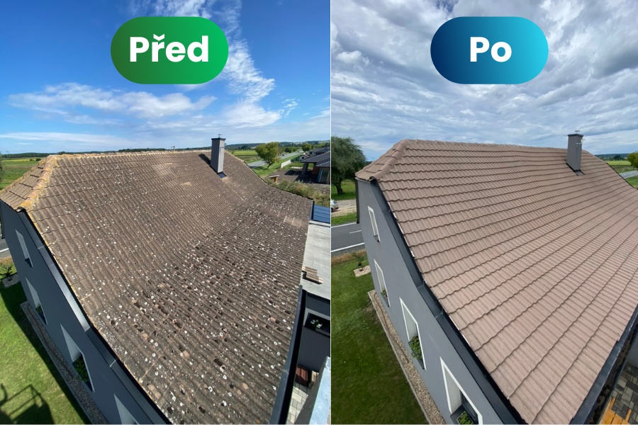 Čištění střech