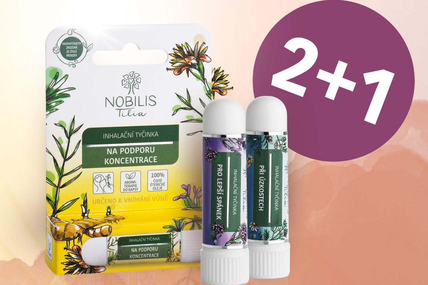 Inhalační tyčinky 2+1