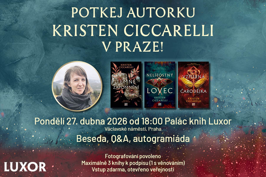 Beseda a autogramiáda autorky Kristen Ciccarelli