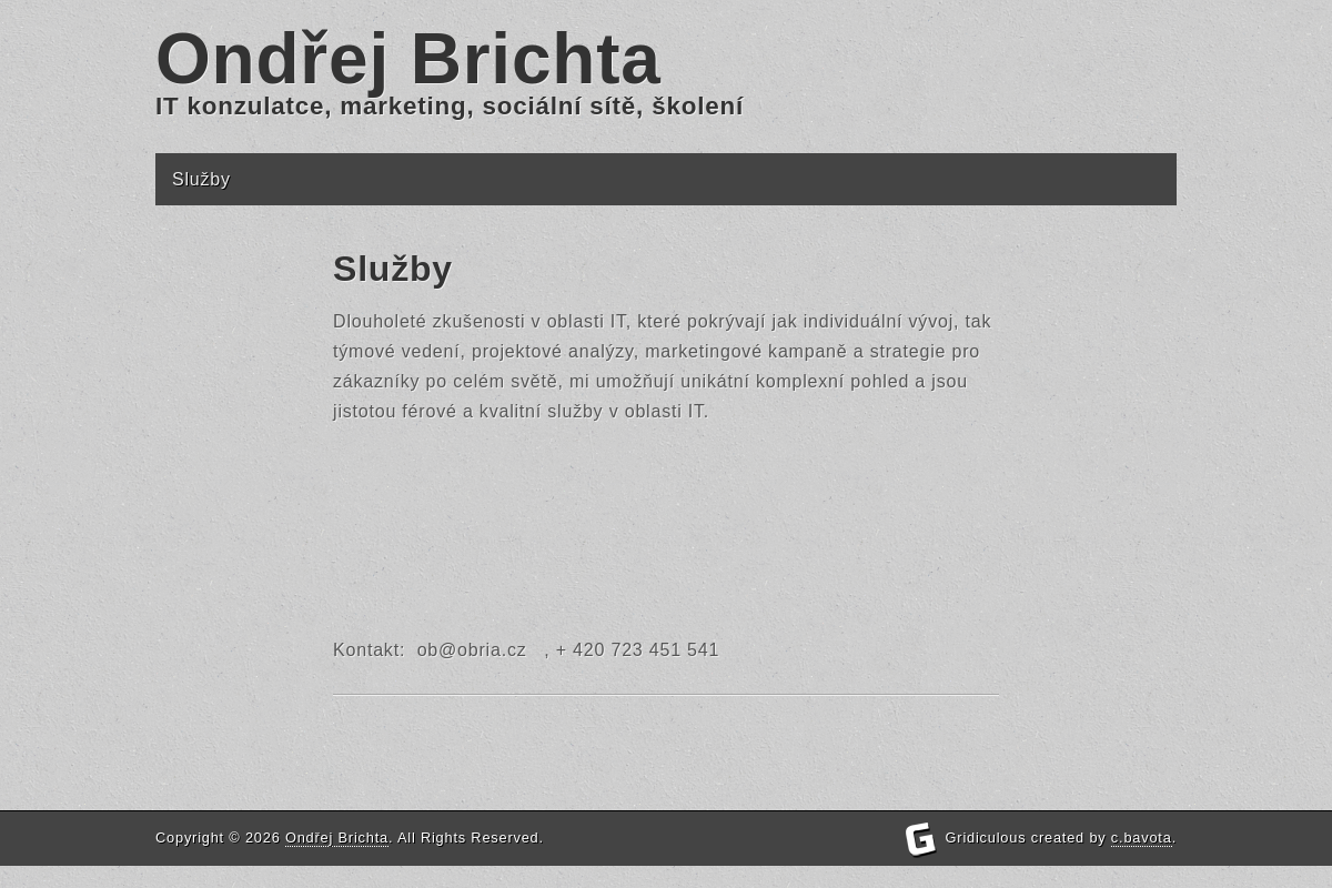 Ing. Ondřej Brichta