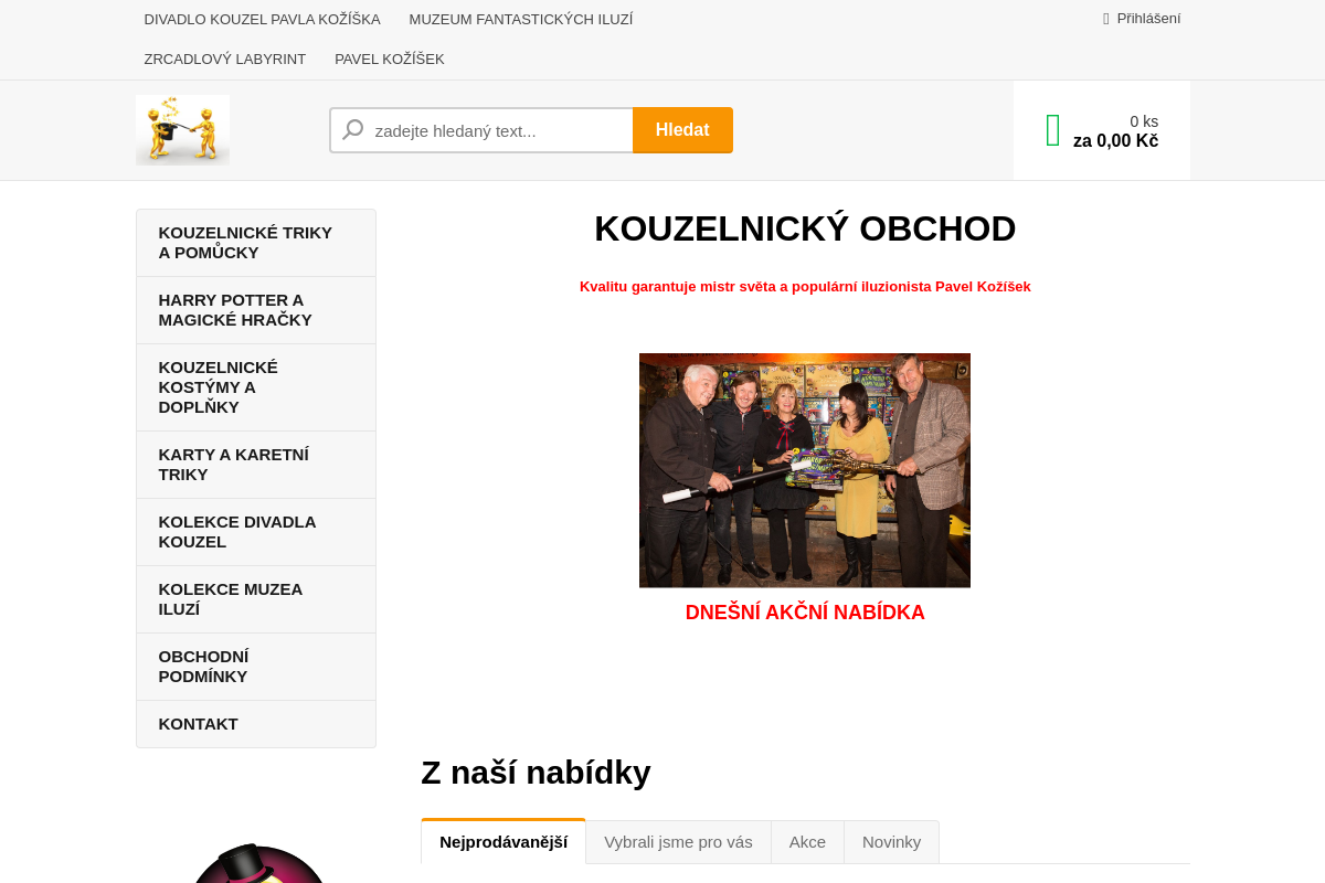 Kouzelnický obchod Pavla Kožíška