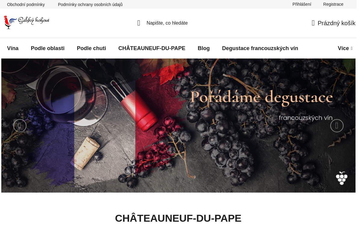 Galský kohout - eshop s francouzskými víny