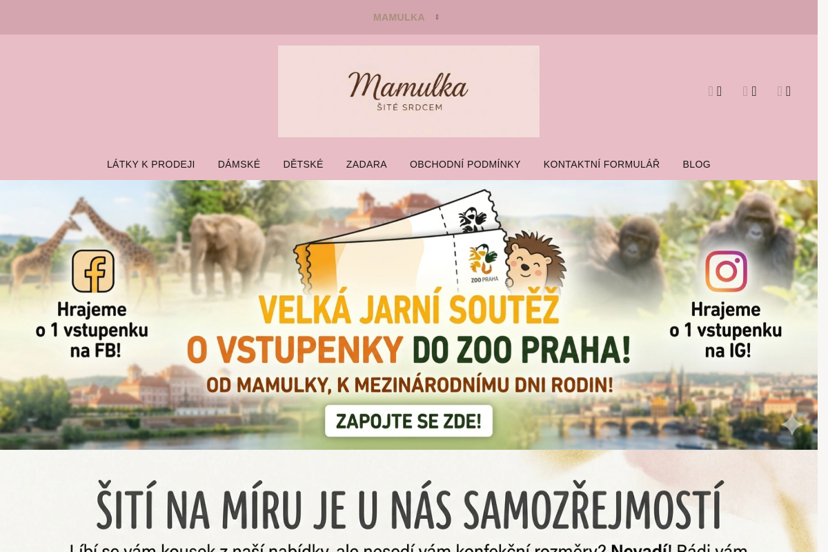 Krejčovství Mamulka