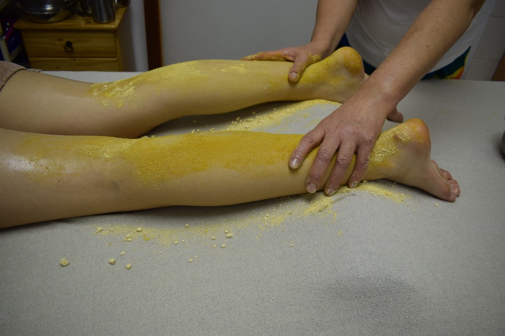 Masáž pastou -hlubinná energizující  Udvartana