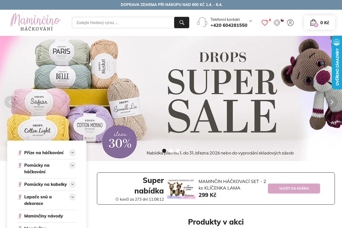 Maminčino Háčkování