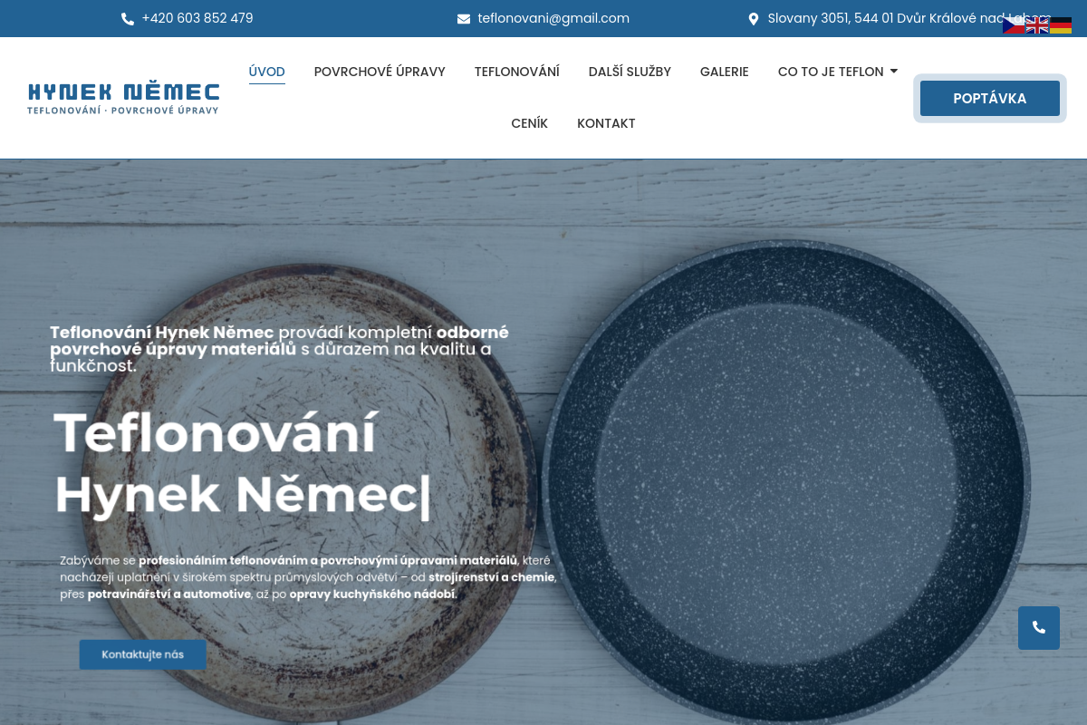 Hynek Němec - Teflonování