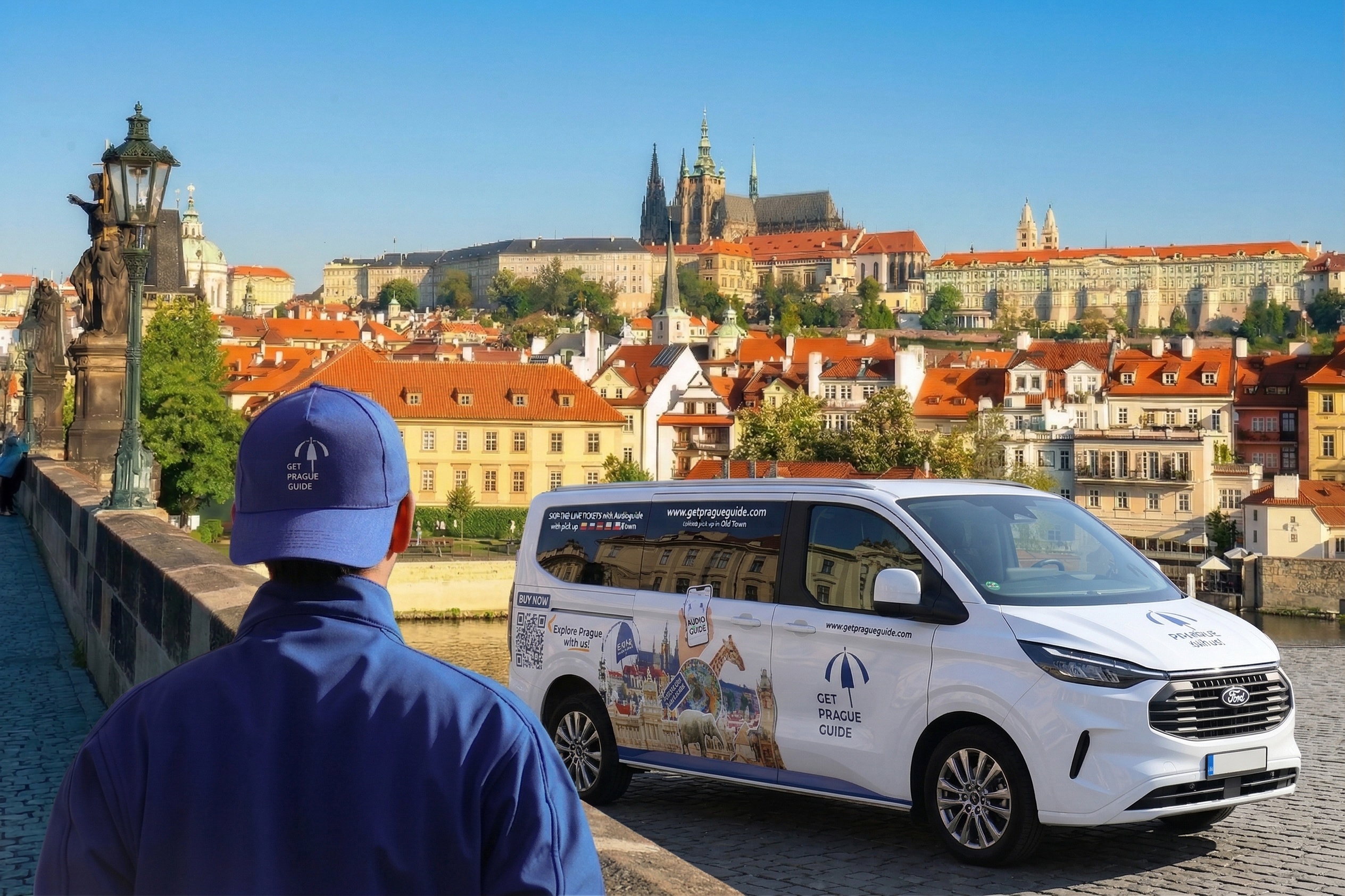 Transfer na Pražský hrad s mobilním průvodcem