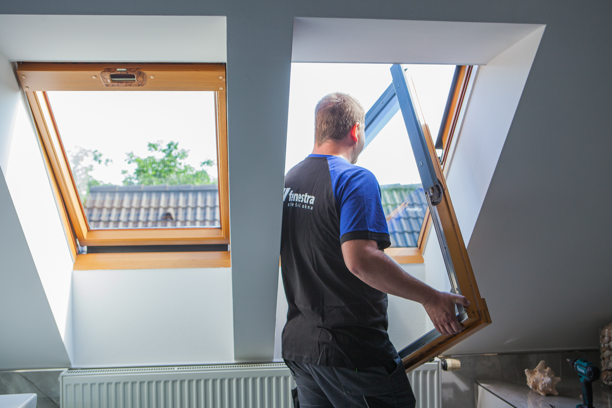 Výměna zasklení střešního okna