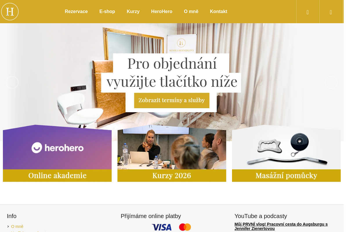 Monika Hosnedlová - kurzy masáží a fitness