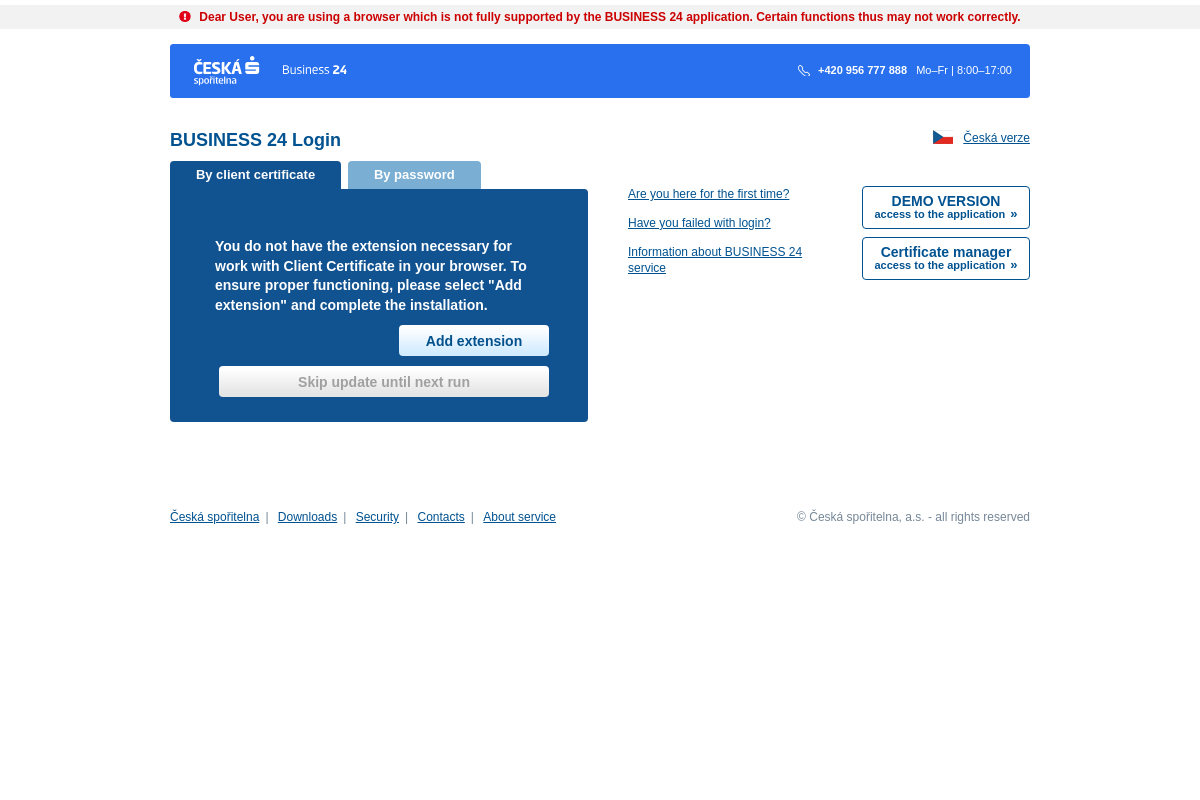 Business 24 Internetbanking