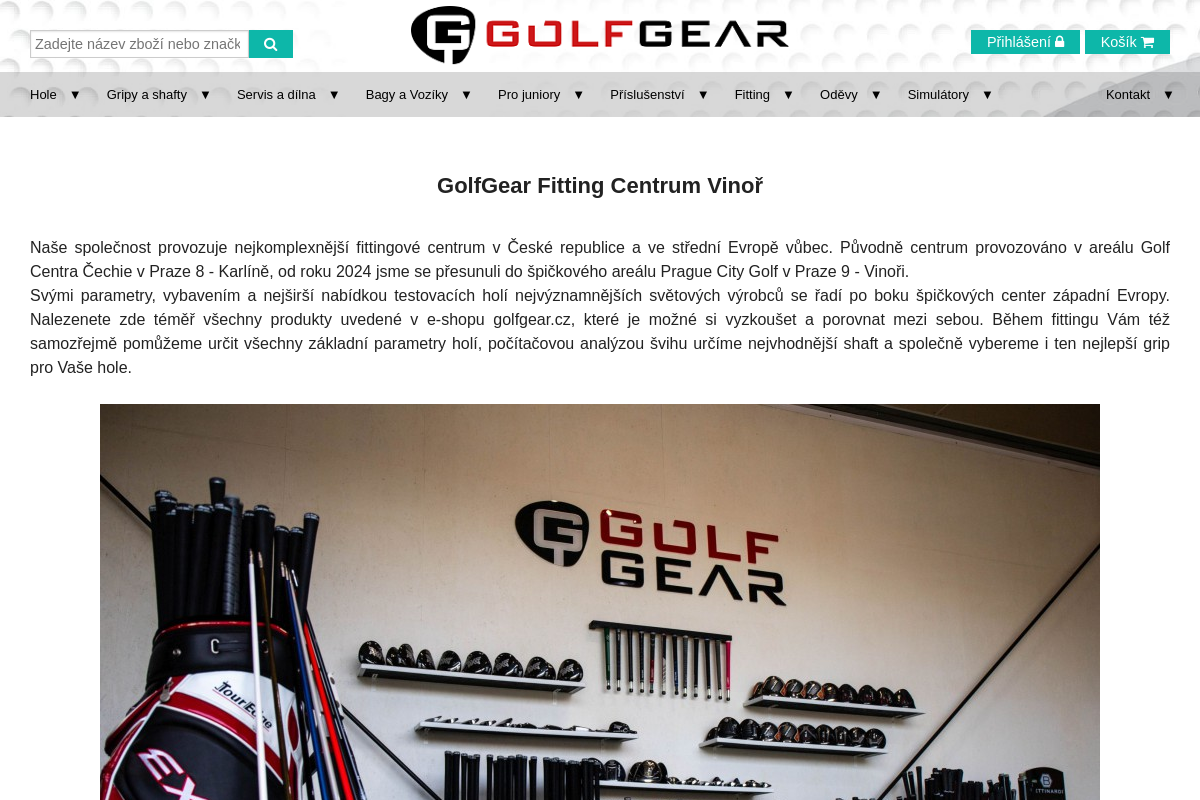 GolfGear Fitting Centrum