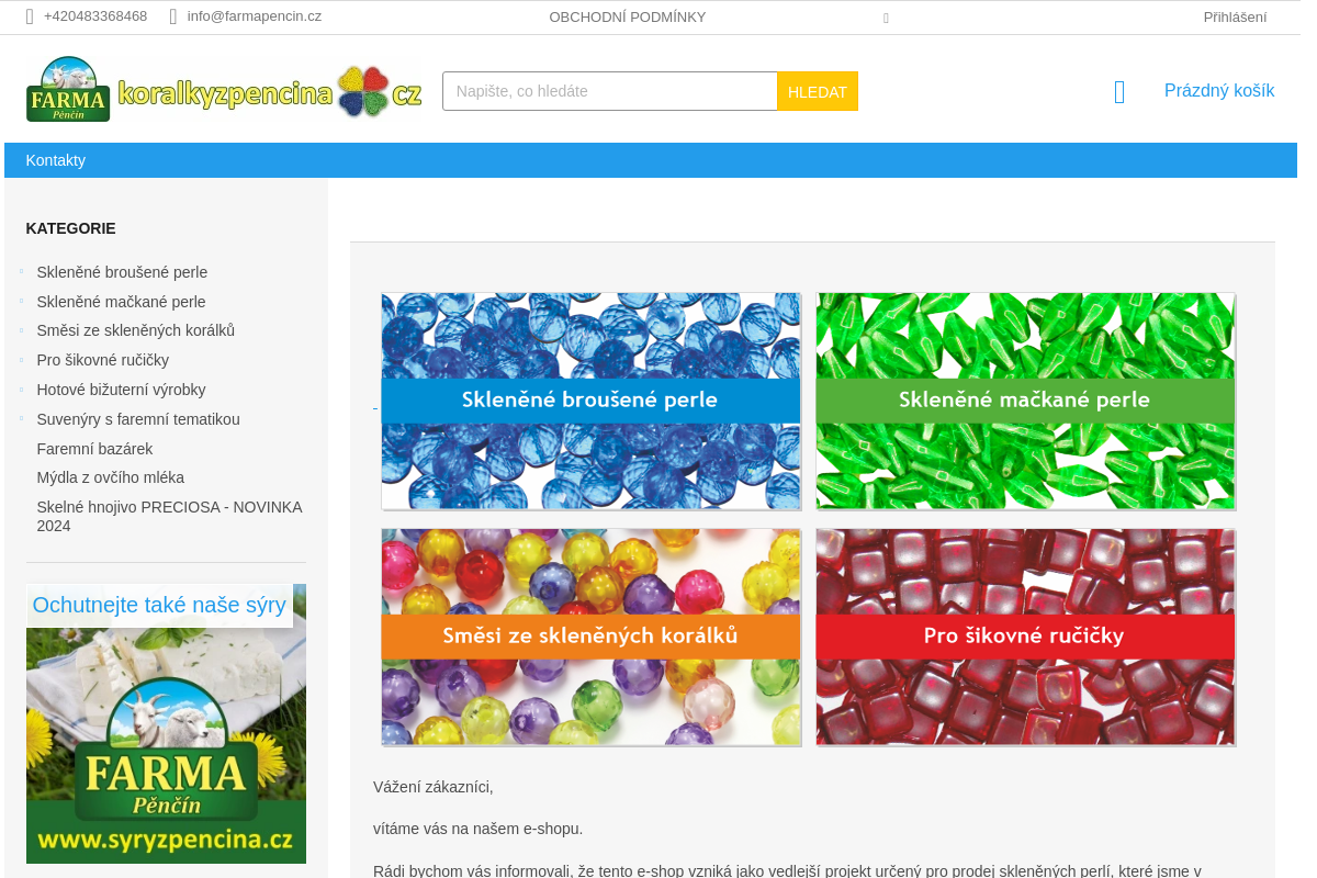 Korálky z Pěnčína