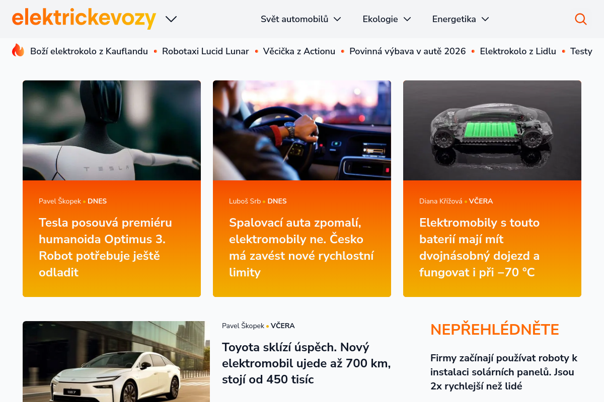 Elektrickevozy.cz