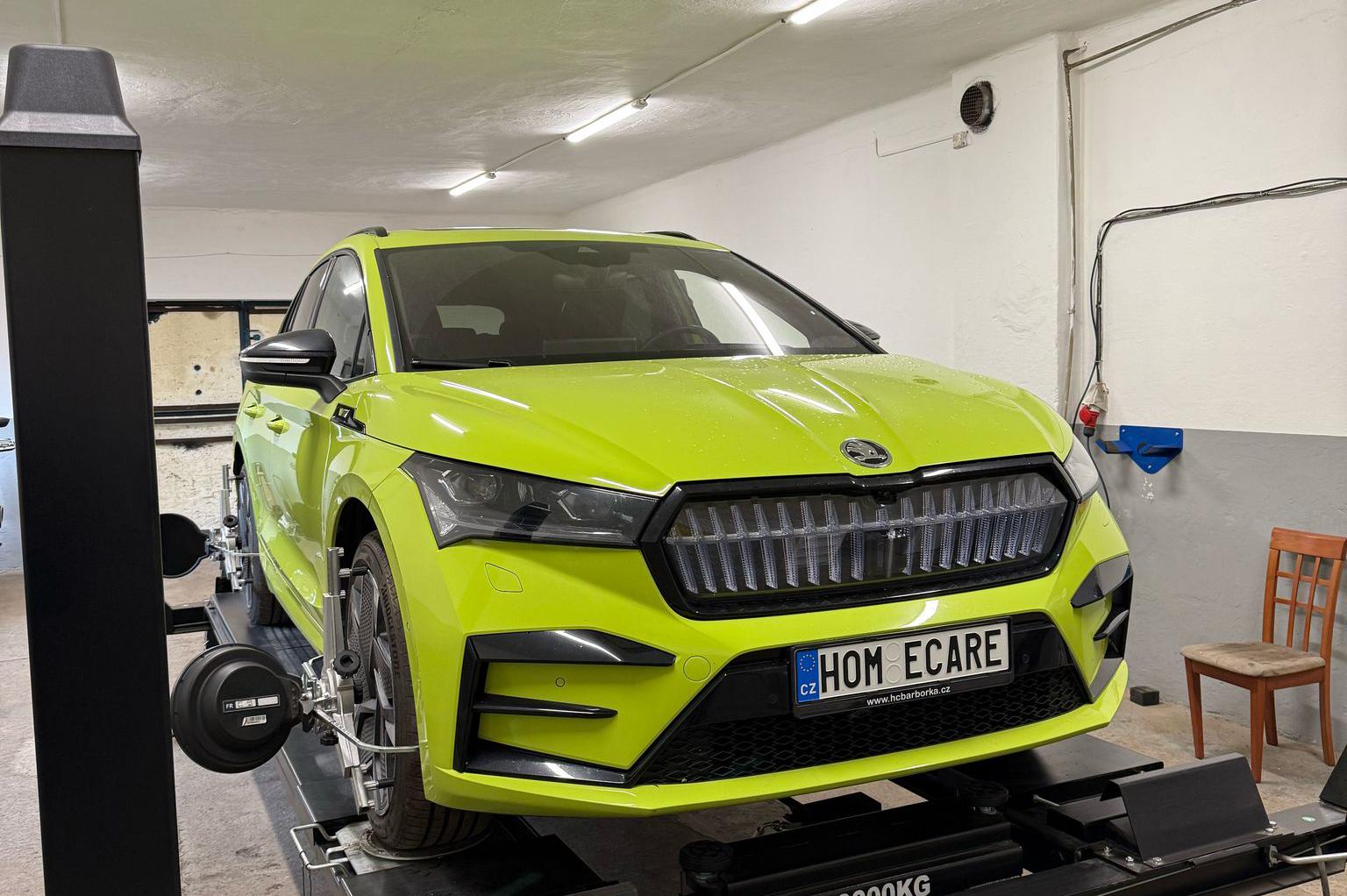 Měření a seřízeni Geometrie - sbíhavost