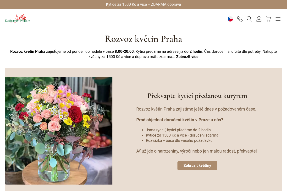 Květinářství-Praha.cz