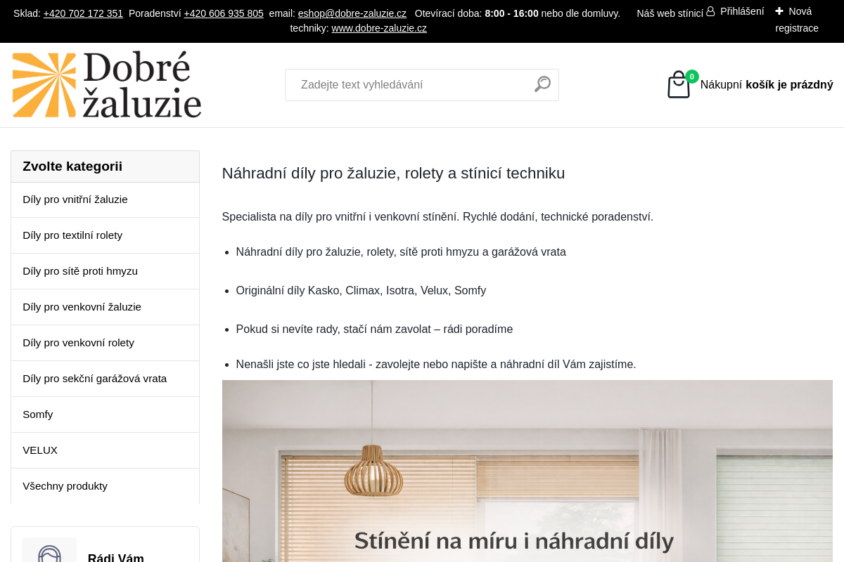Eshop.dobre-zaluzie.cz